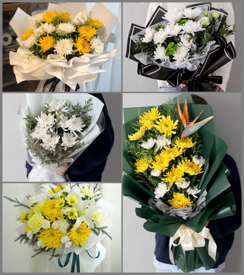 广东汕头市澄海区凤翔街道仙居社区白事花束代送